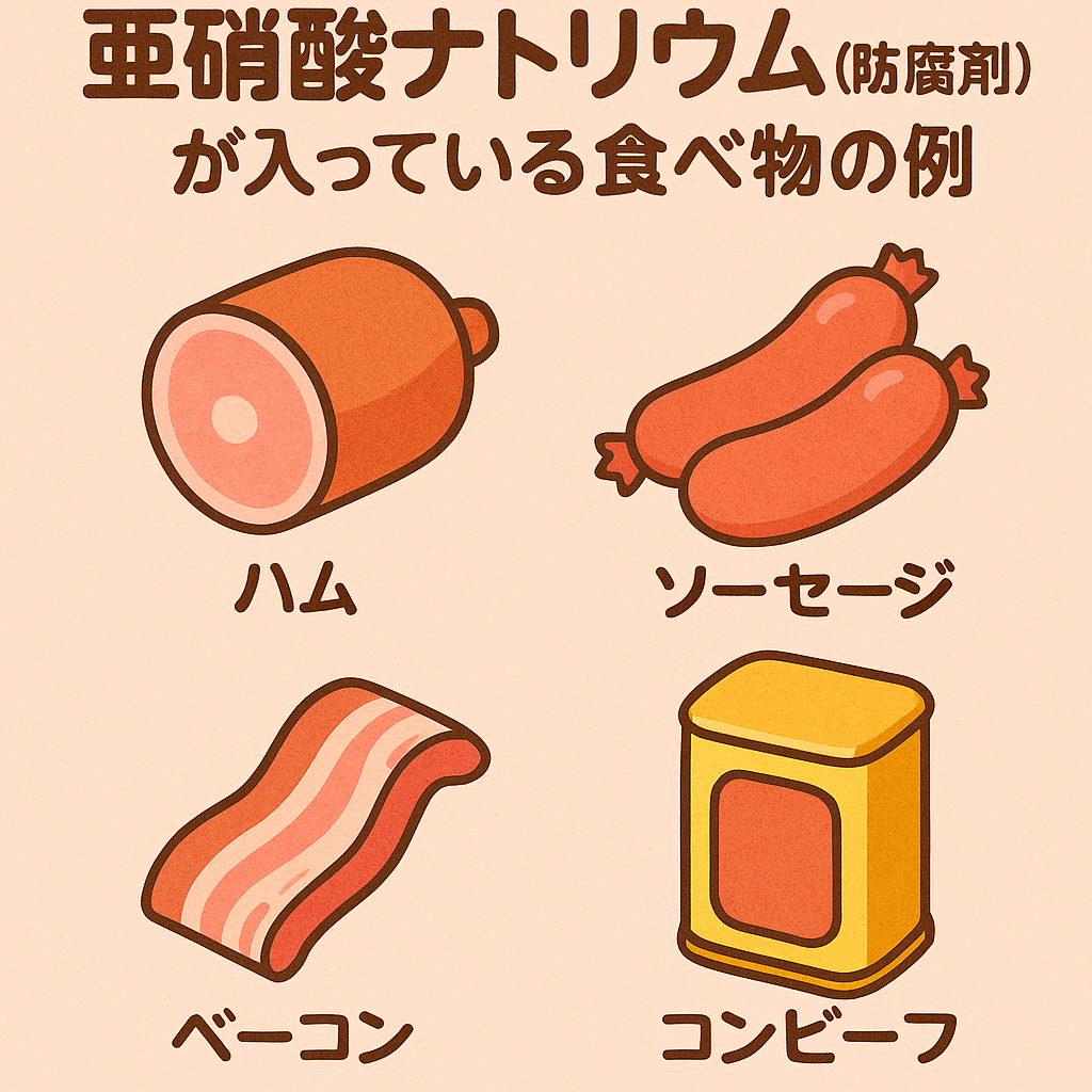 防腐剤が入っている食品の例