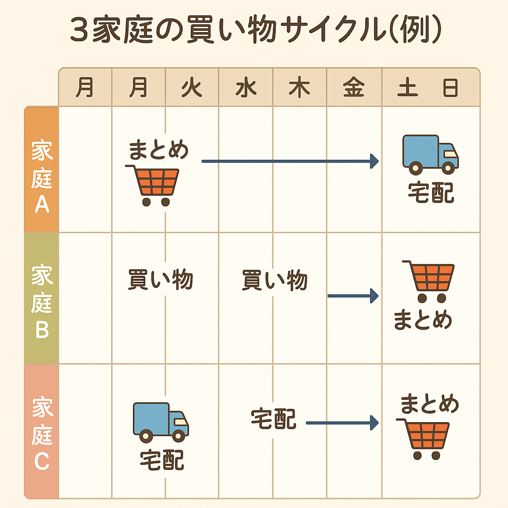 まとめ買いのわが家スタイル