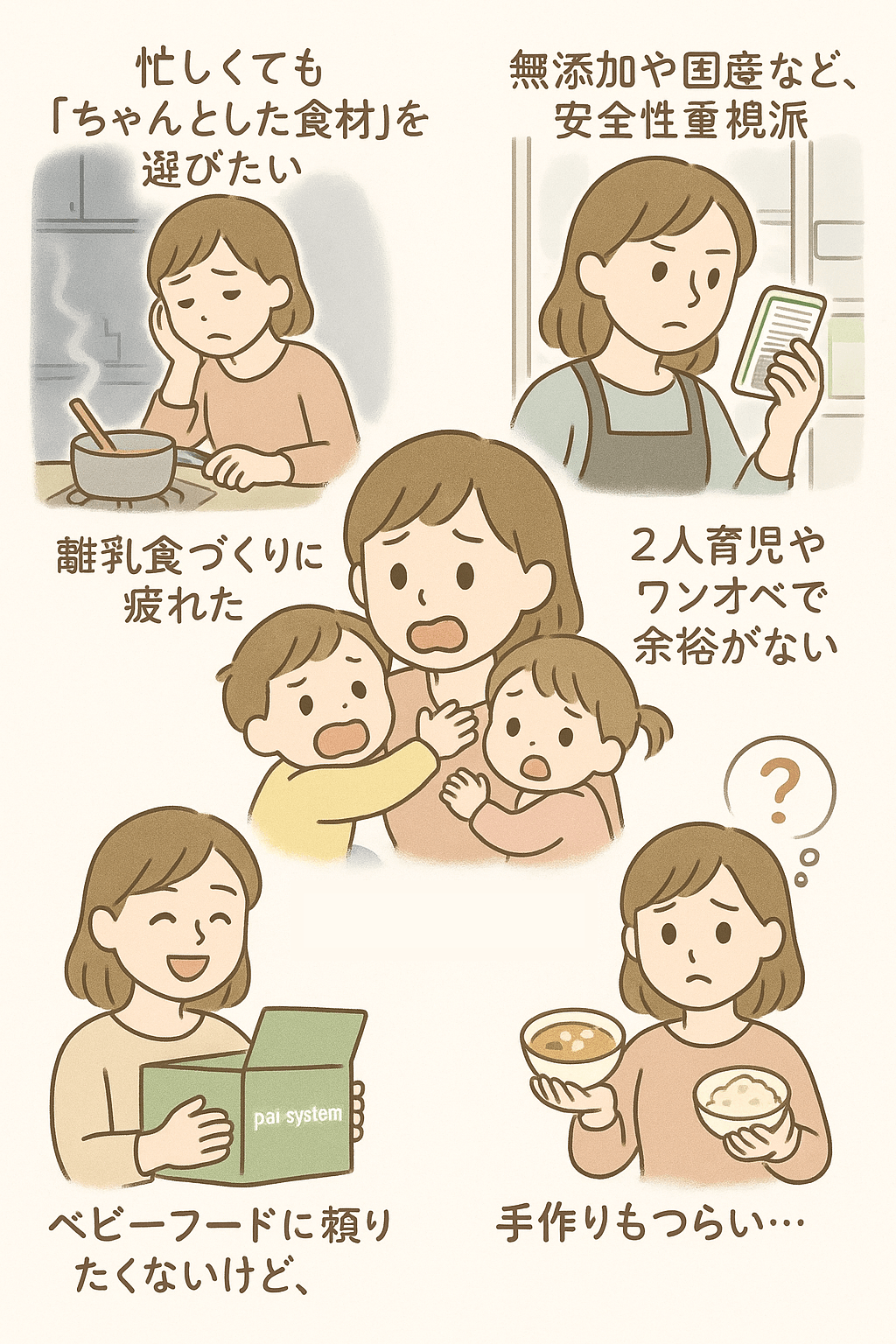 パルシステムの離乳食がおすすめなママ